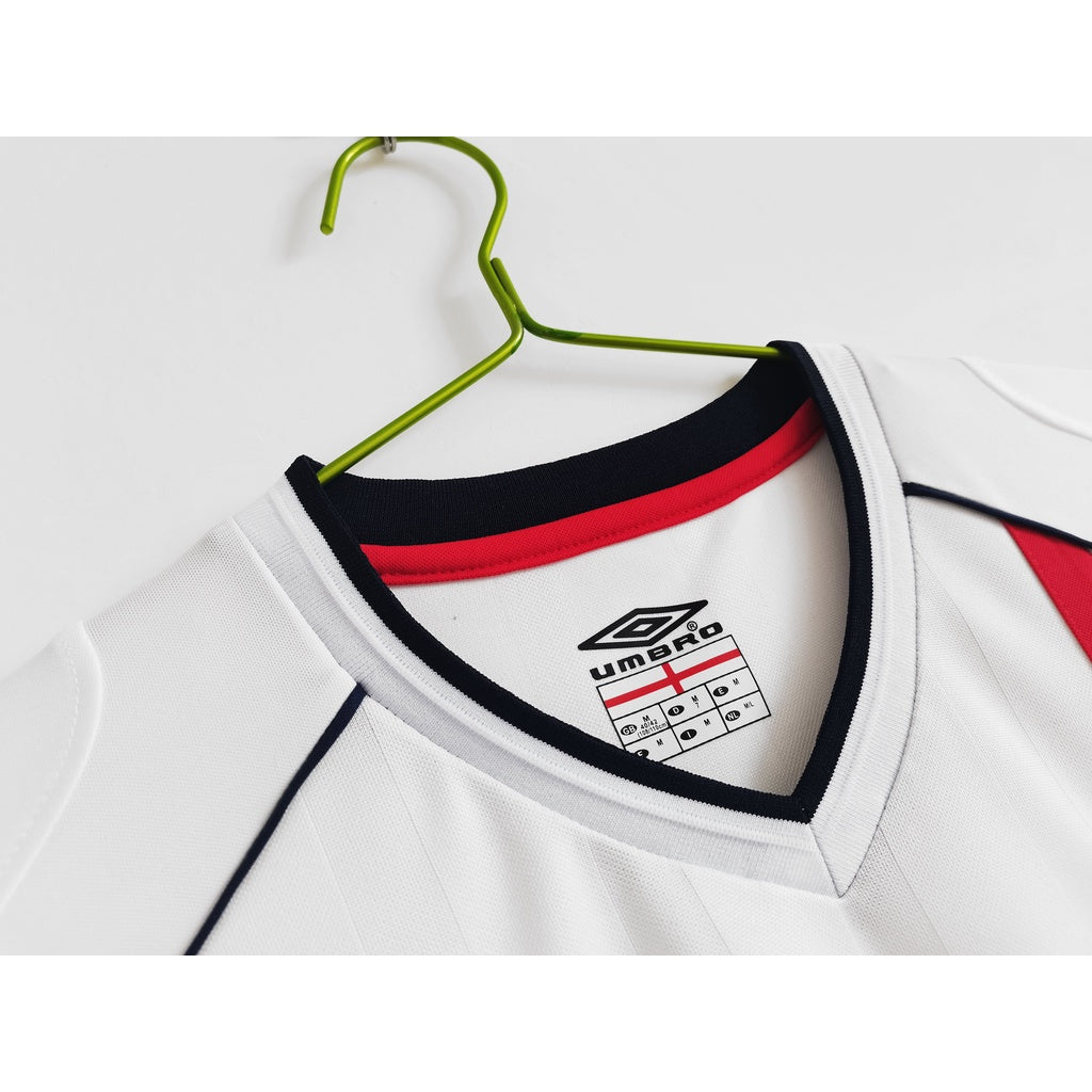 England Home 2002 Retro Football Jersey(Pre-book)