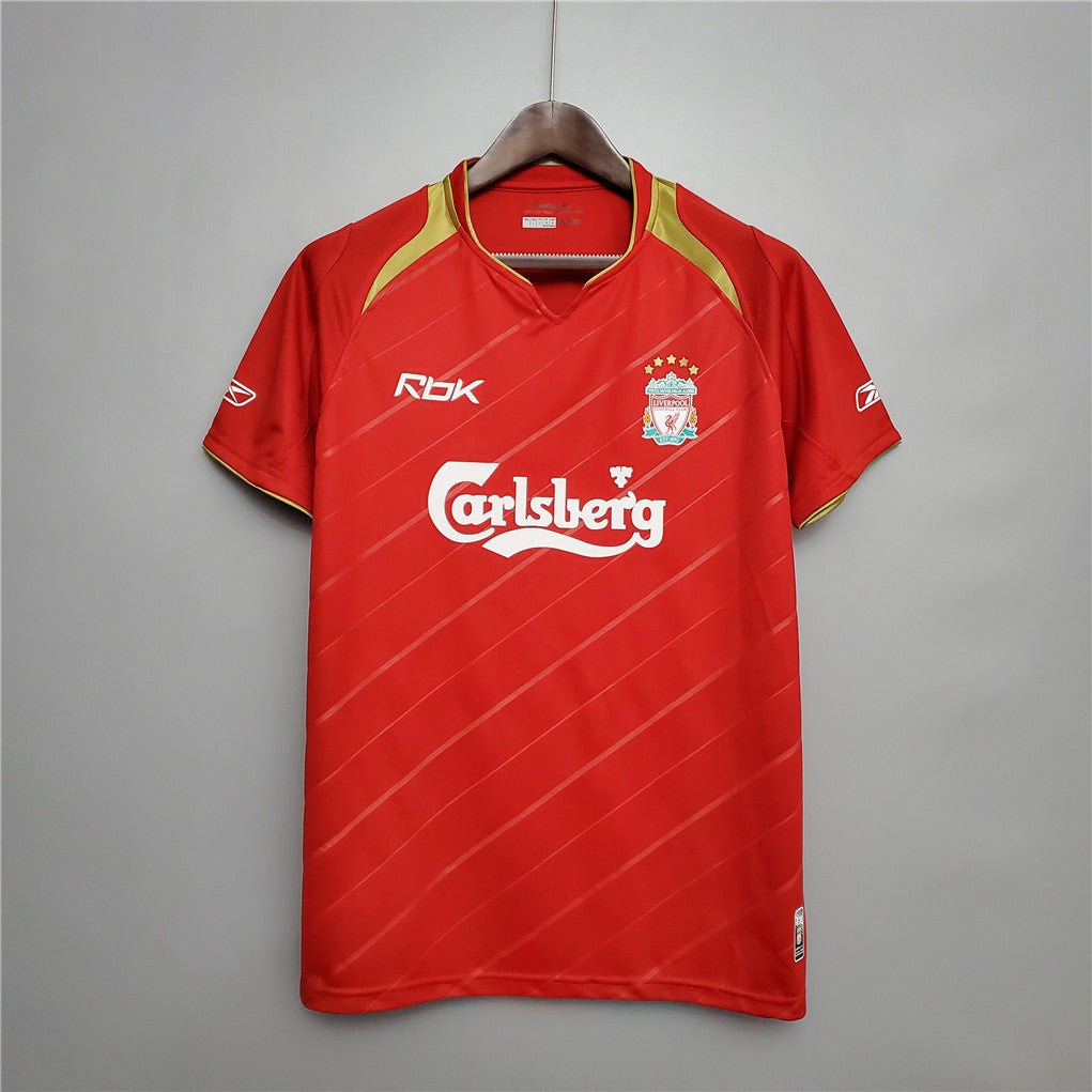 Liverpool Home 2005-06 Retro Football Jersey(Pre-book)