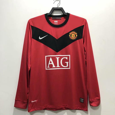 Manchester United 2009-10 Retro Long Sleeve Football Jersey(Pre-book)