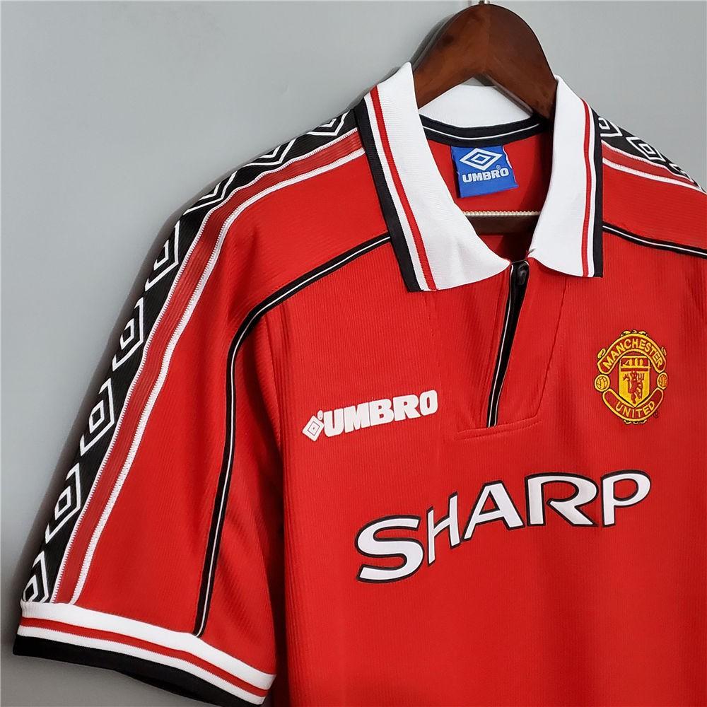 Manchester United 1998 Home Retro Football Jersey(Pre-book)