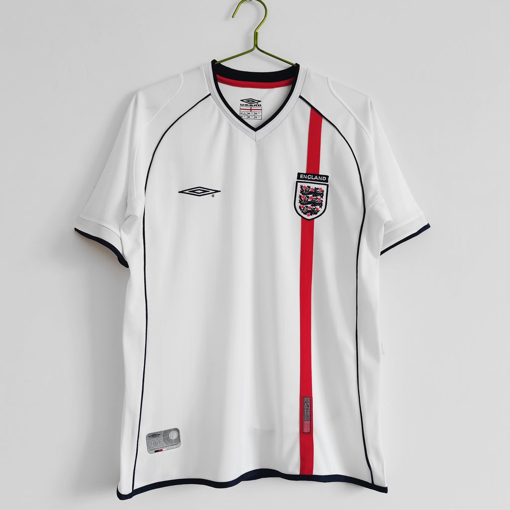 England Home 2002 Retro Football Jersey(Pre-book)