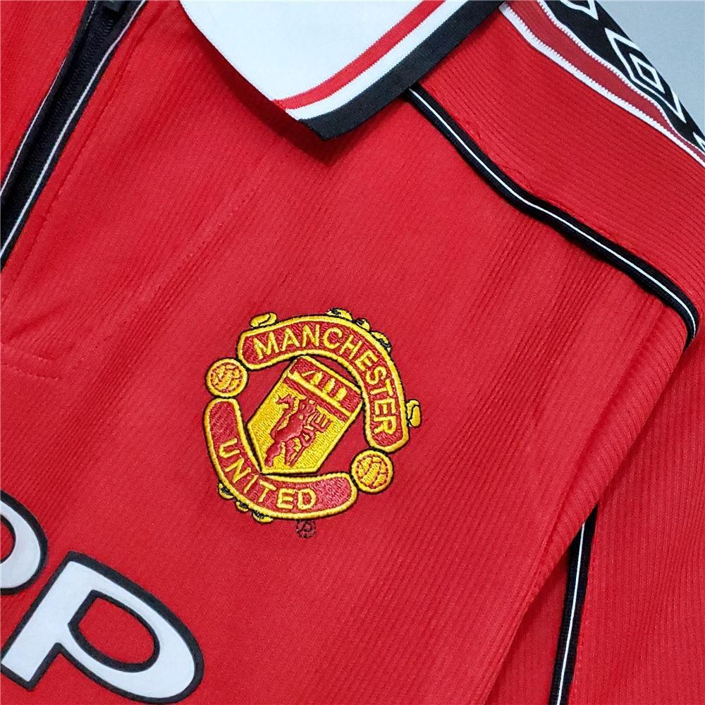 Manchester United 1998 Home Retro Football Jersey(Pre-book)