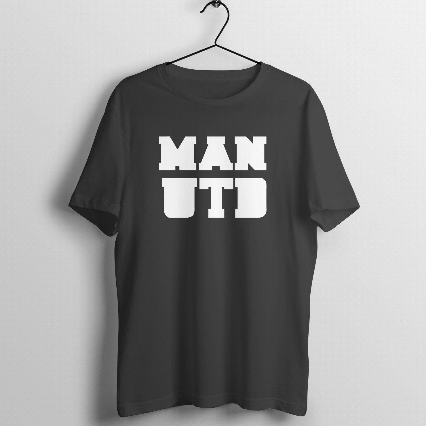 Man Utd Design Black Football T-Shirt