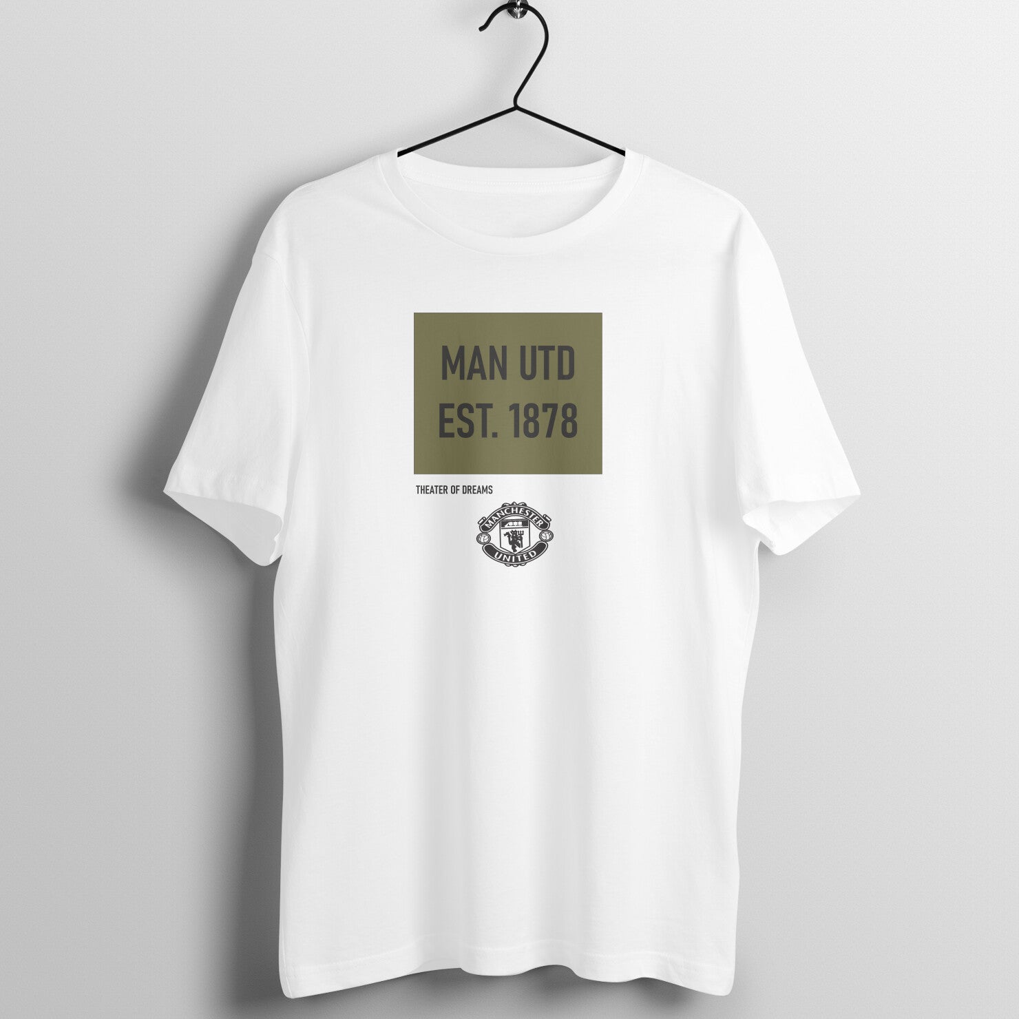 Man Utd Est 1878 Design White Football T-Shirt