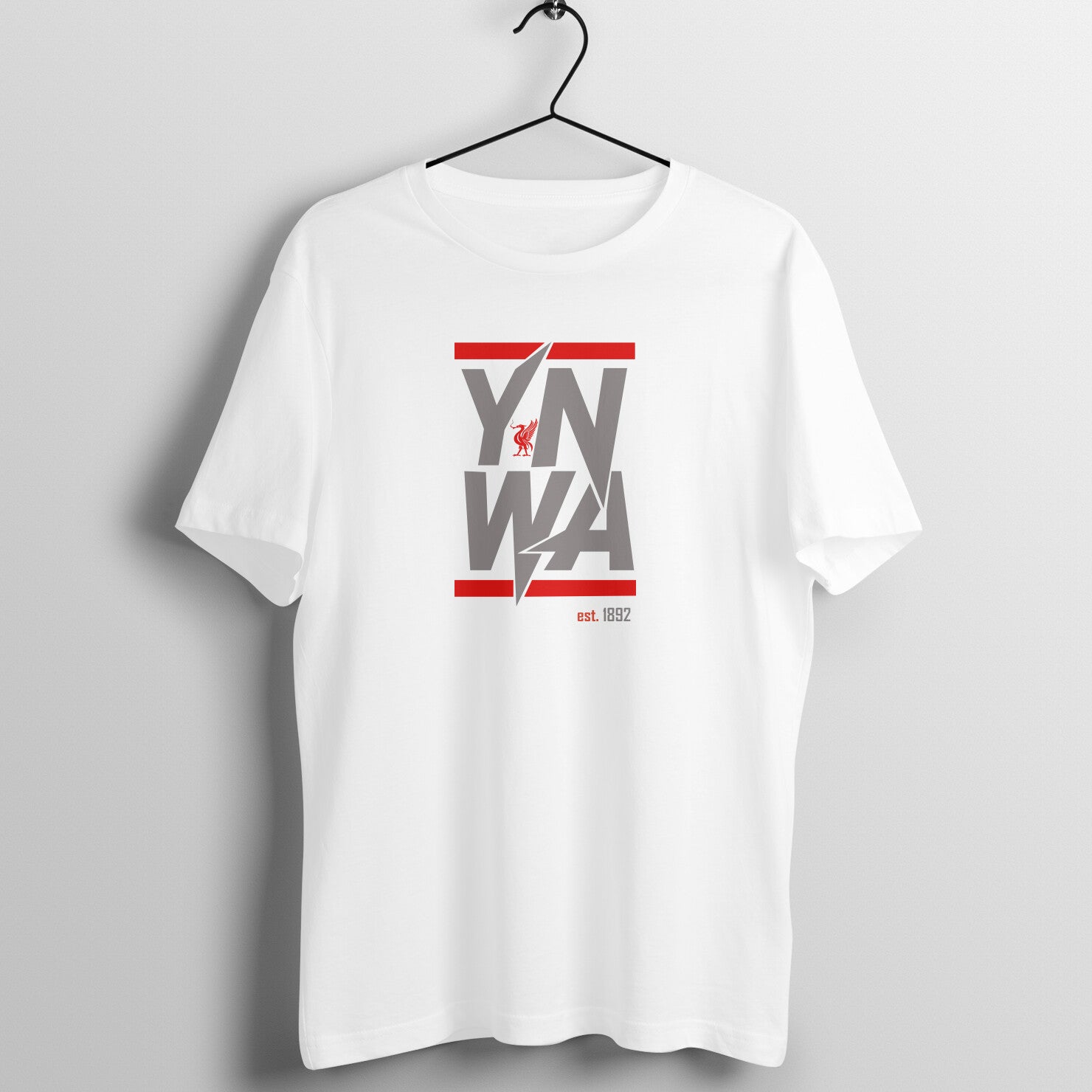 YNWA Design White Football T-Shirt