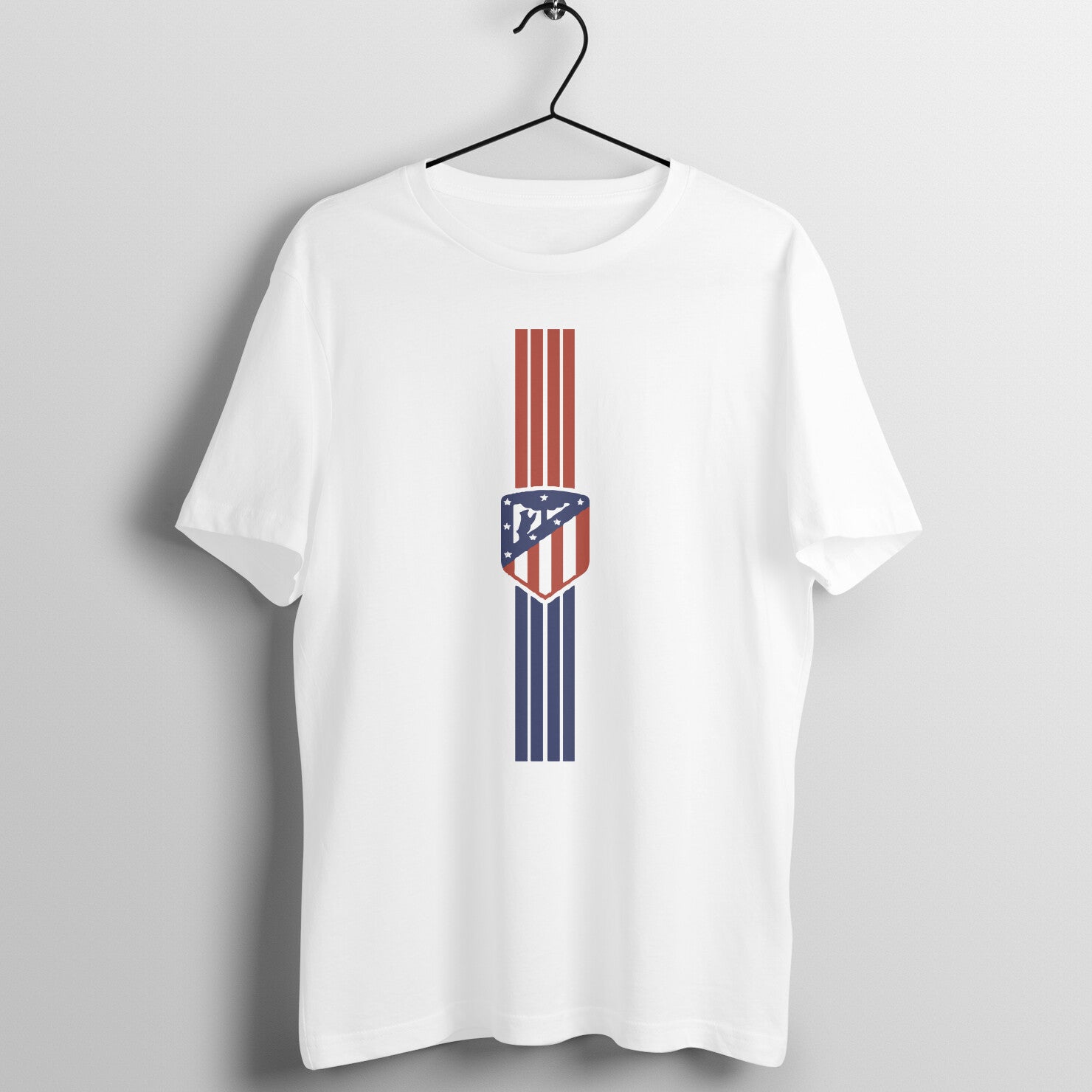 Atletico Design White Football T-Shirt