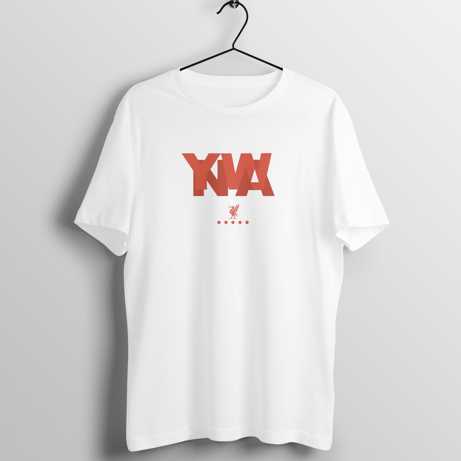 YNWA Bird Design White Football T-Shirt