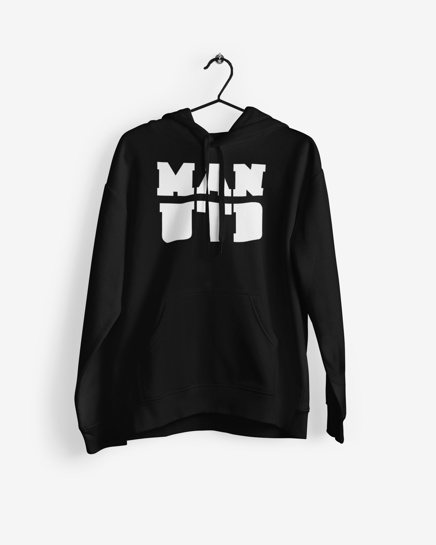 United Design Black Football Hoodie