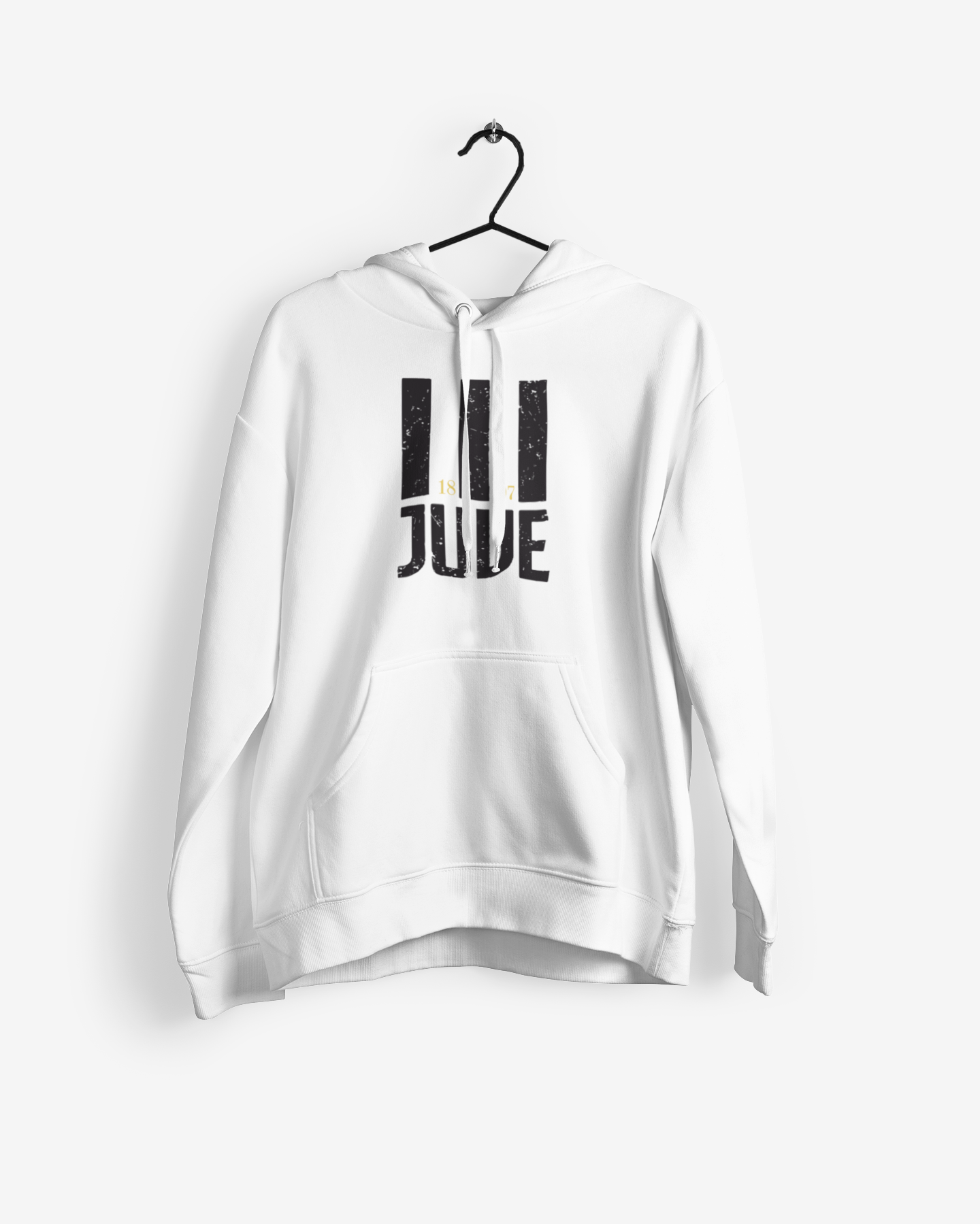 Juve Design White Football Hoodie