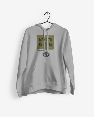 United Est 1878 Design Grey Football Hoodie