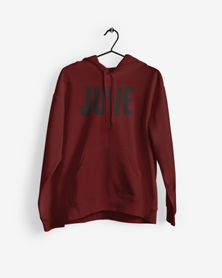 Juve Design Maroon Football Hoodie